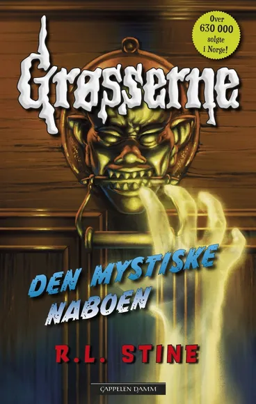 Omslag Grøsserne – Den mystiske naboen av R.L. Stine (Innbundet)
