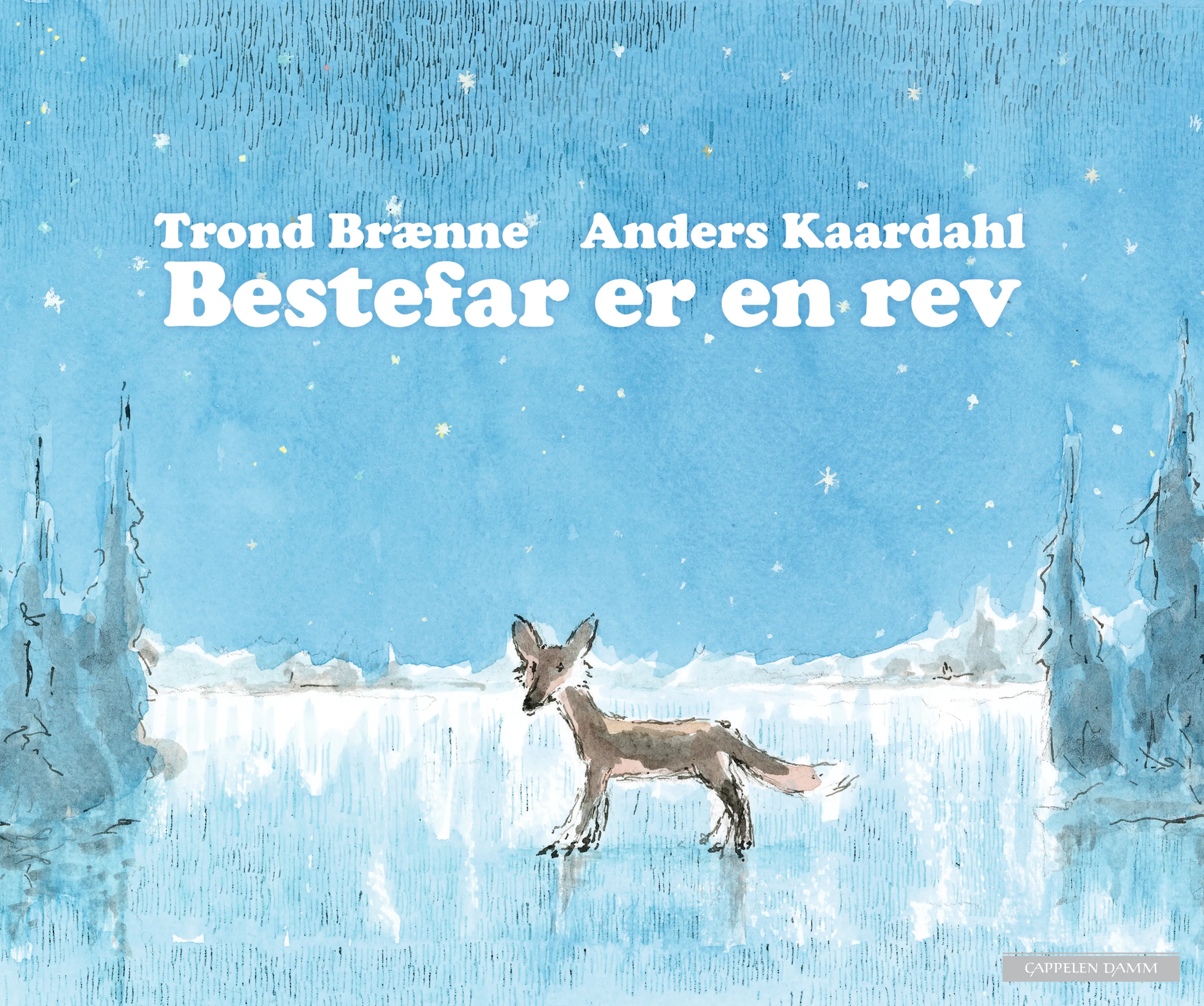 Omslag Bestefar er en rev av Trond Brænne og Anders Kaardahl (Innbundet)