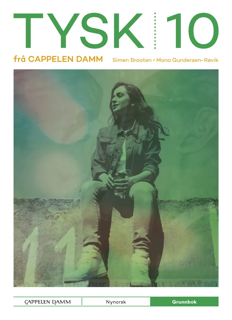 Omslag Tysk 10 frå Cappelen Damm Grunnbok av Simen Braaten og Mona Gundersen-Røvik (Innbundet)