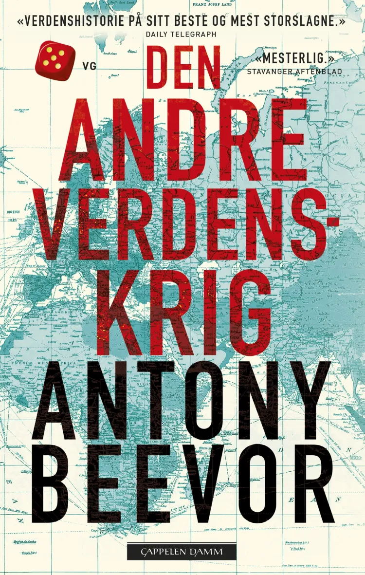 Omslag Den andre verdenskrig av Antony Beevor (Heftet)