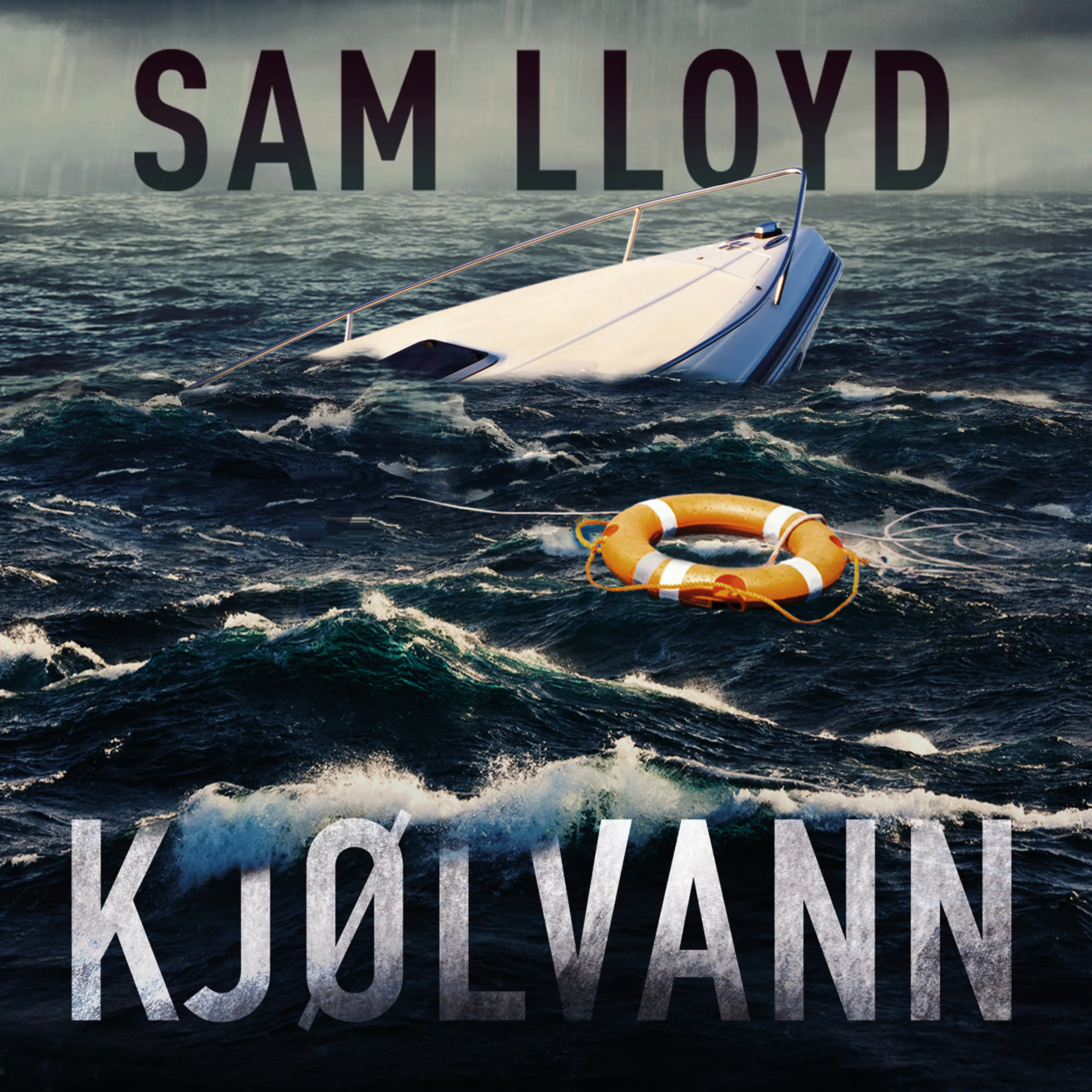 Omslag Kjølvann av Sam Lloyd (Lydbok)