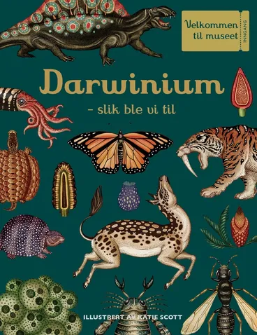 Omslag Darwinium av Fiona Munro og Ruth Symons (Innbundet)