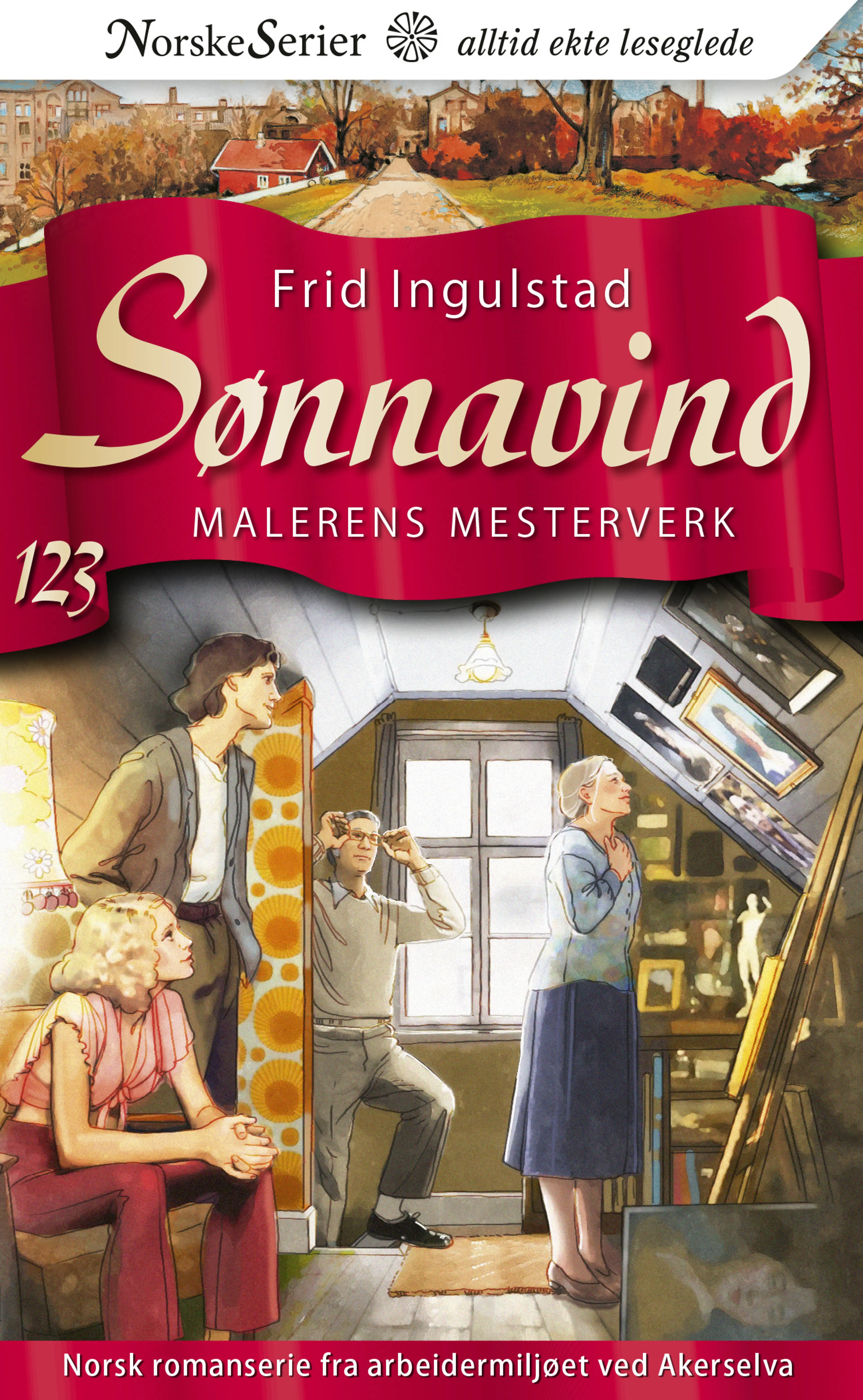 Omslag Malerens mesterverk av Frid Ingulstad (Ebok)
