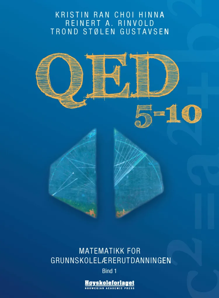 Omslag QED 5-10 Bind 1 av Kristin Ran Choi Hinna, Reinert A. Rinvold og Trond Stølen Gustavsen (Heftet)
