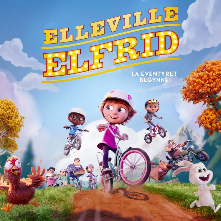 Omslag Elleville Elfrid av Frank Mosvold (Lydbok)
