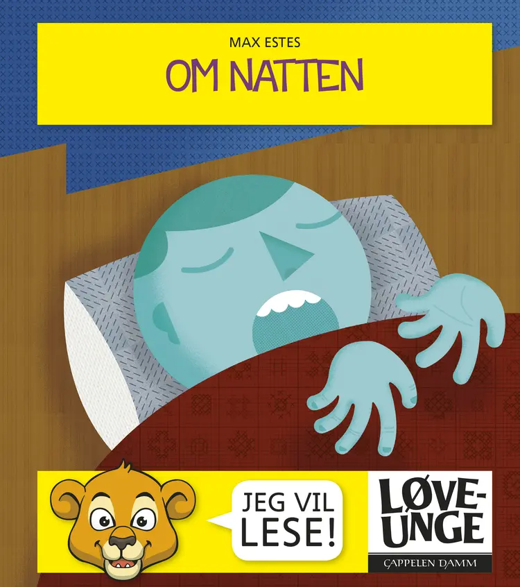Omslag Løveunge - Om natten av Max Estes (Innbundet)