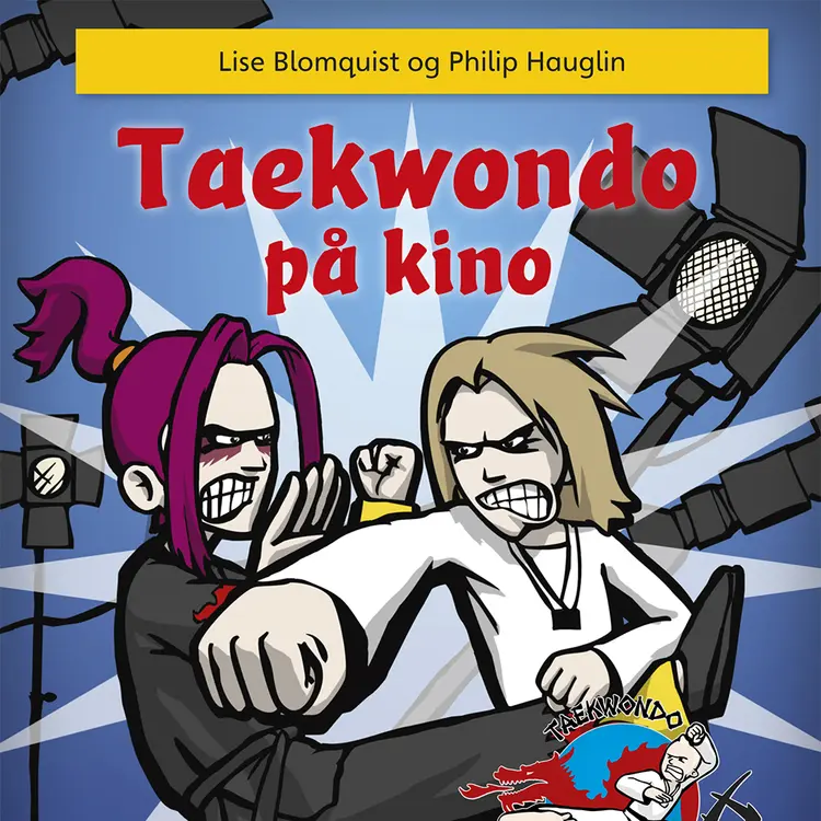 Omslag Taekwondo på kino av Lise Blomquist (Lydbok)