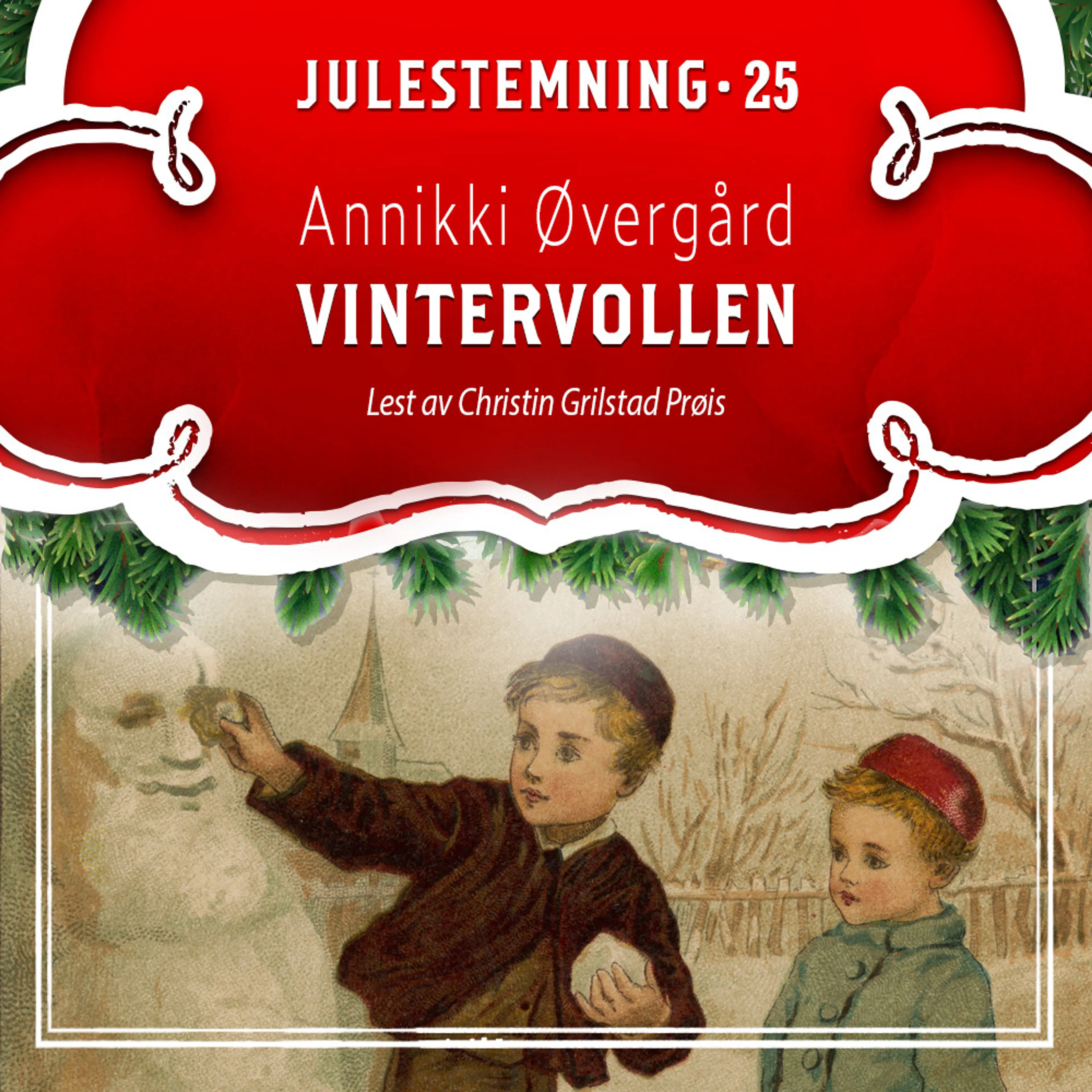 Omslag Vintervollen av Annikki Øvergård (Lydbok)