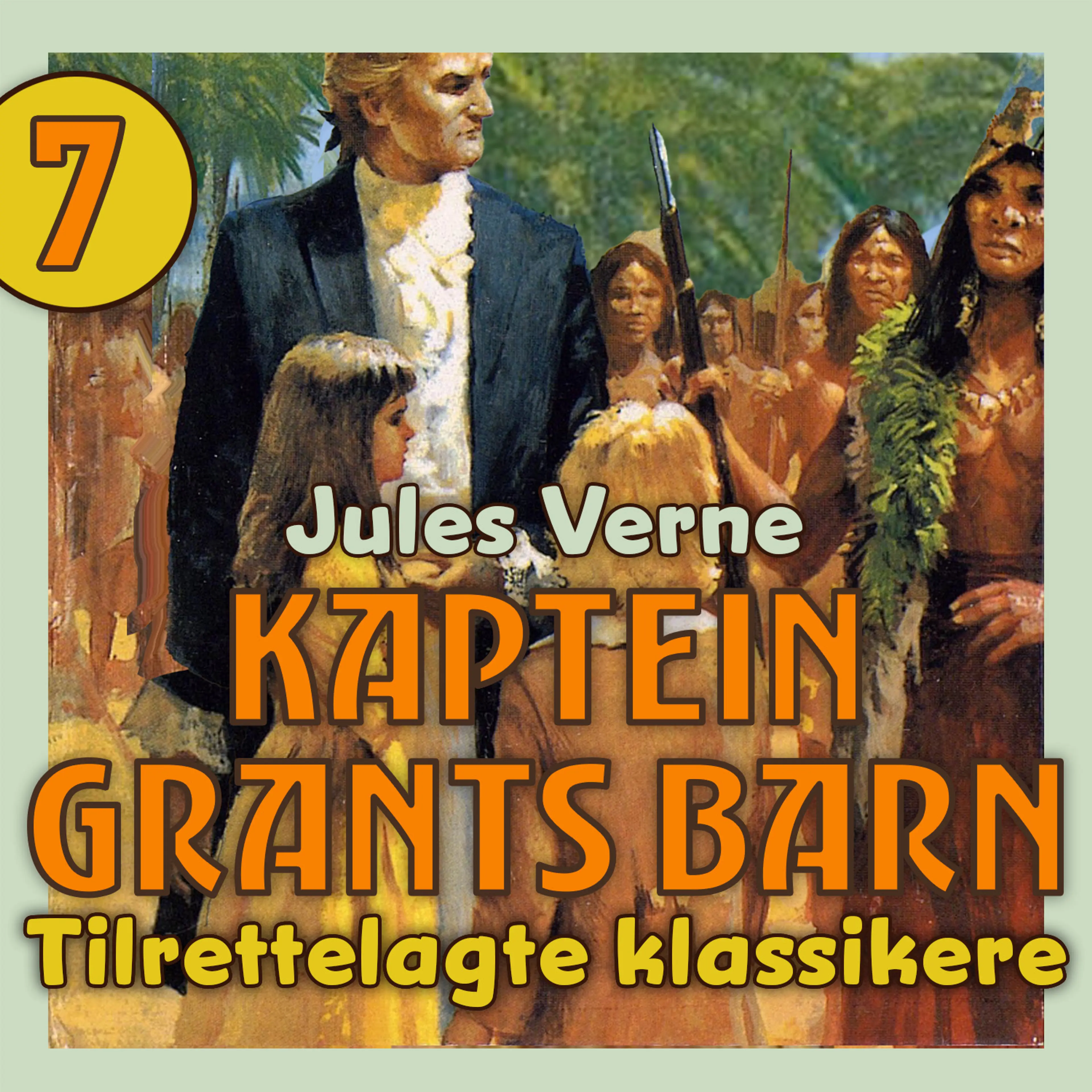 Omslag Kaptein Grants barn av Jules Verne (Lydbok)