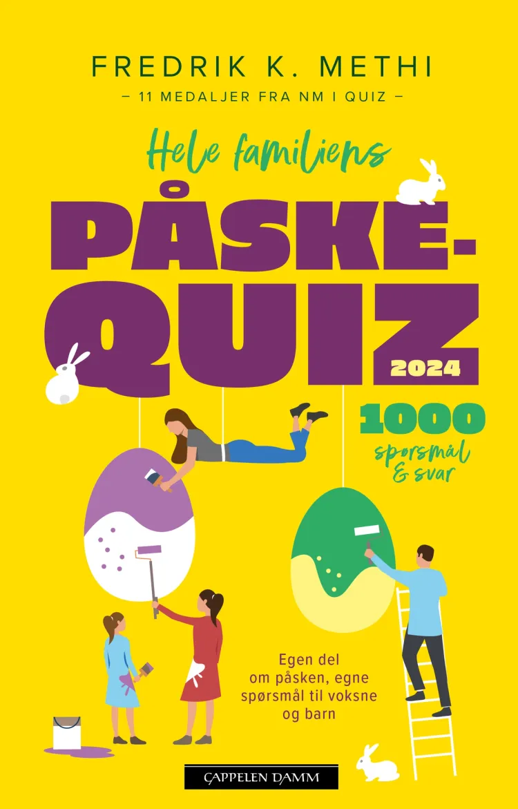 Omslag Hele familiens påskequiz 2024 av Fredrik K. Methi (Heftet)
