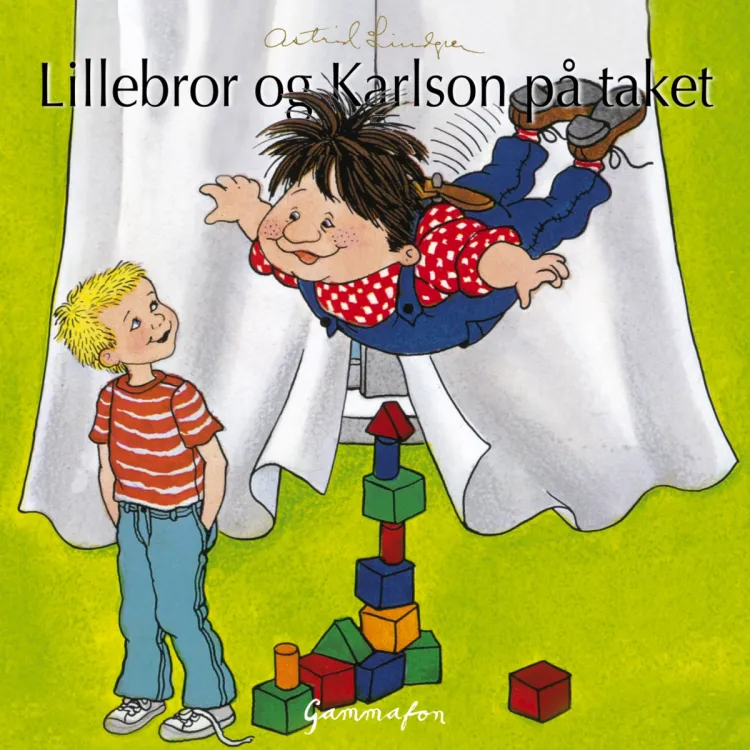 Omslag Lillebror og Karlson på taket av Astrid Lindgren (Lydbok)