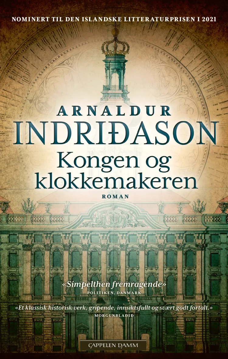 Omslag Kongen og klokkemakeren av Arnaldur Indridason (Innbundet)