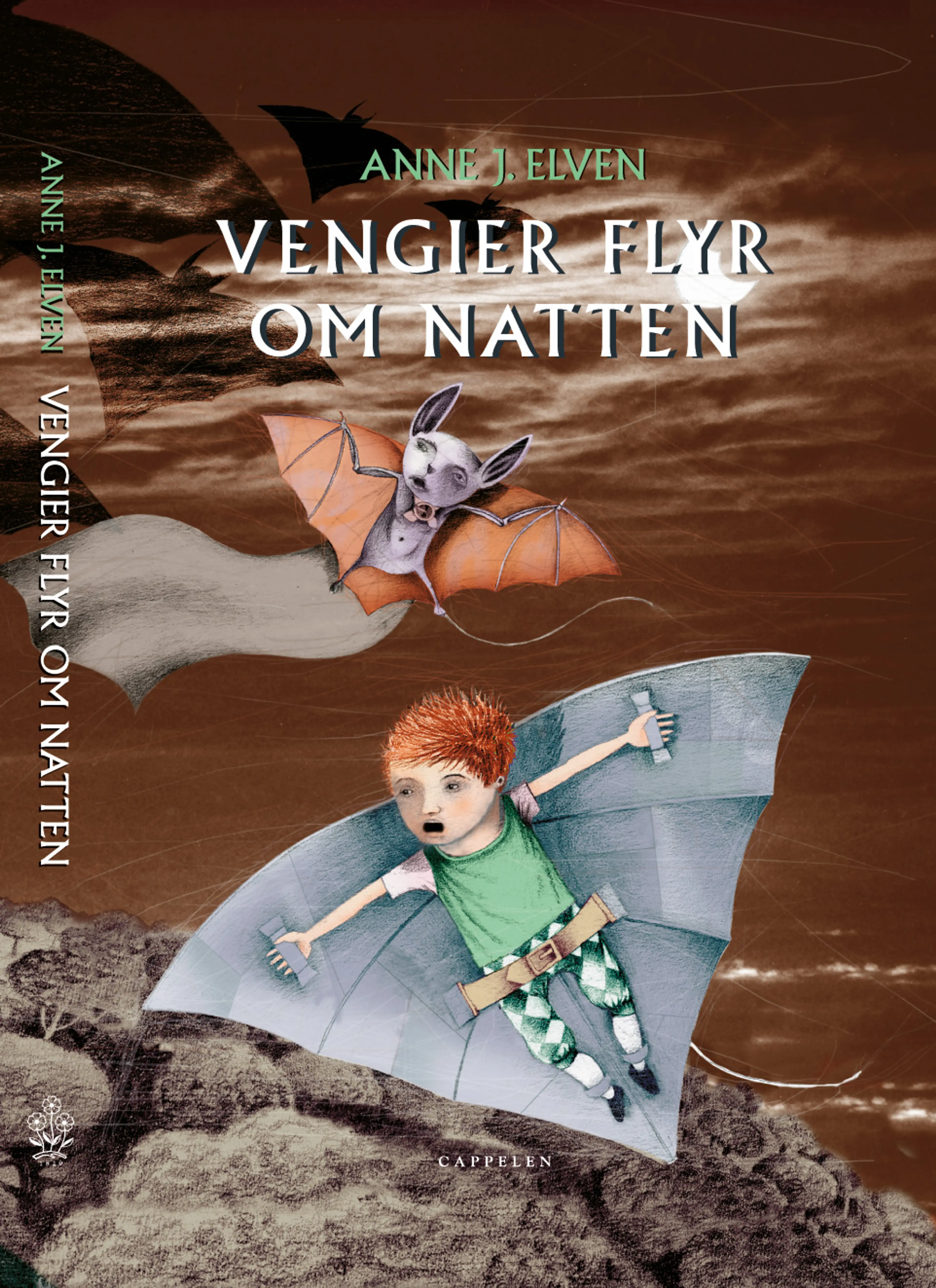 Omslag Vengier flyr om natten av Anne Elven (Innbundet)