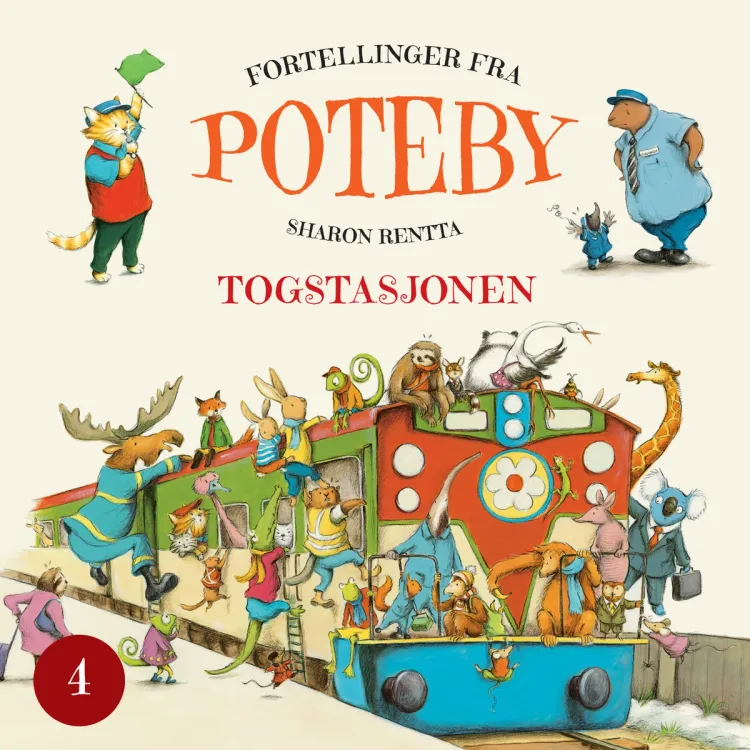 Omslag Poteby - Togstasjonen av Sharon Rentta (Lydbok)
