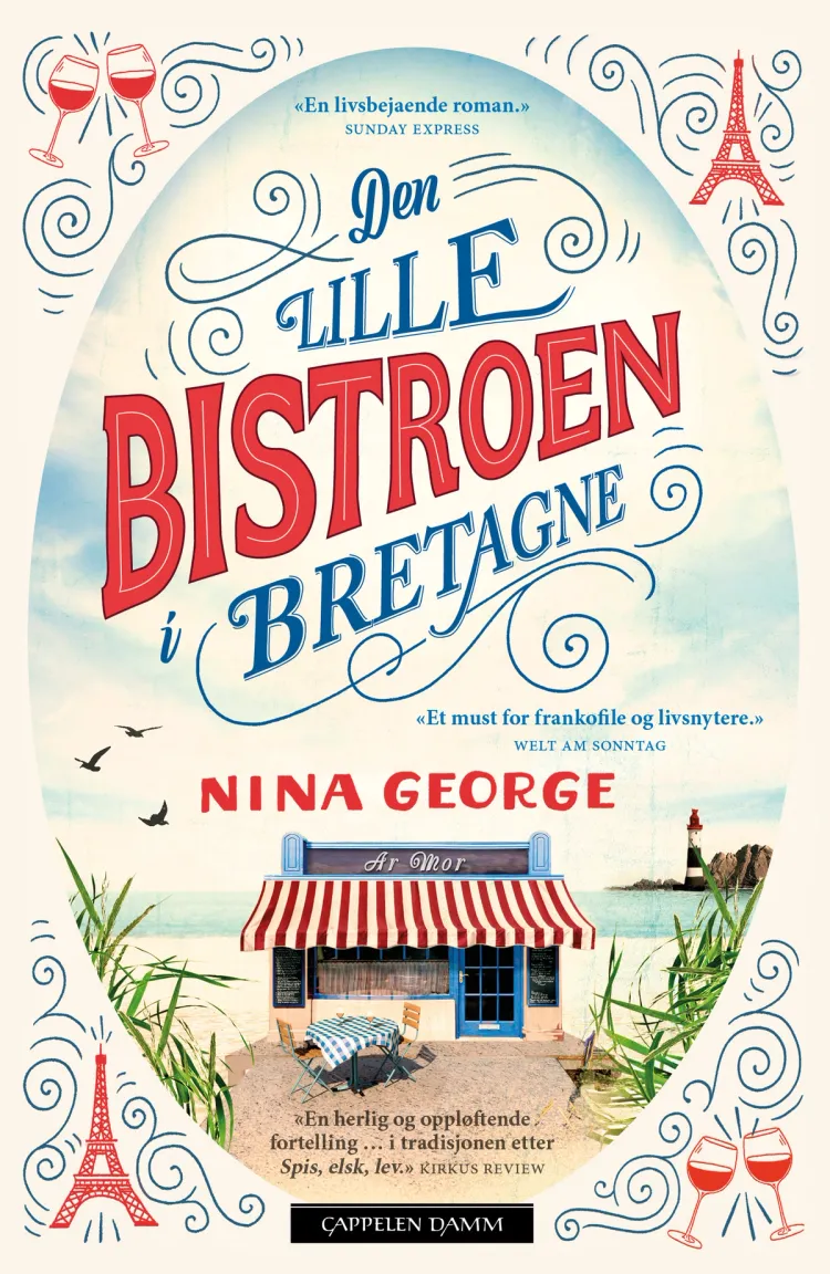 Omslag Den lille bistroen i Bretagne av Nina George (Heftet)