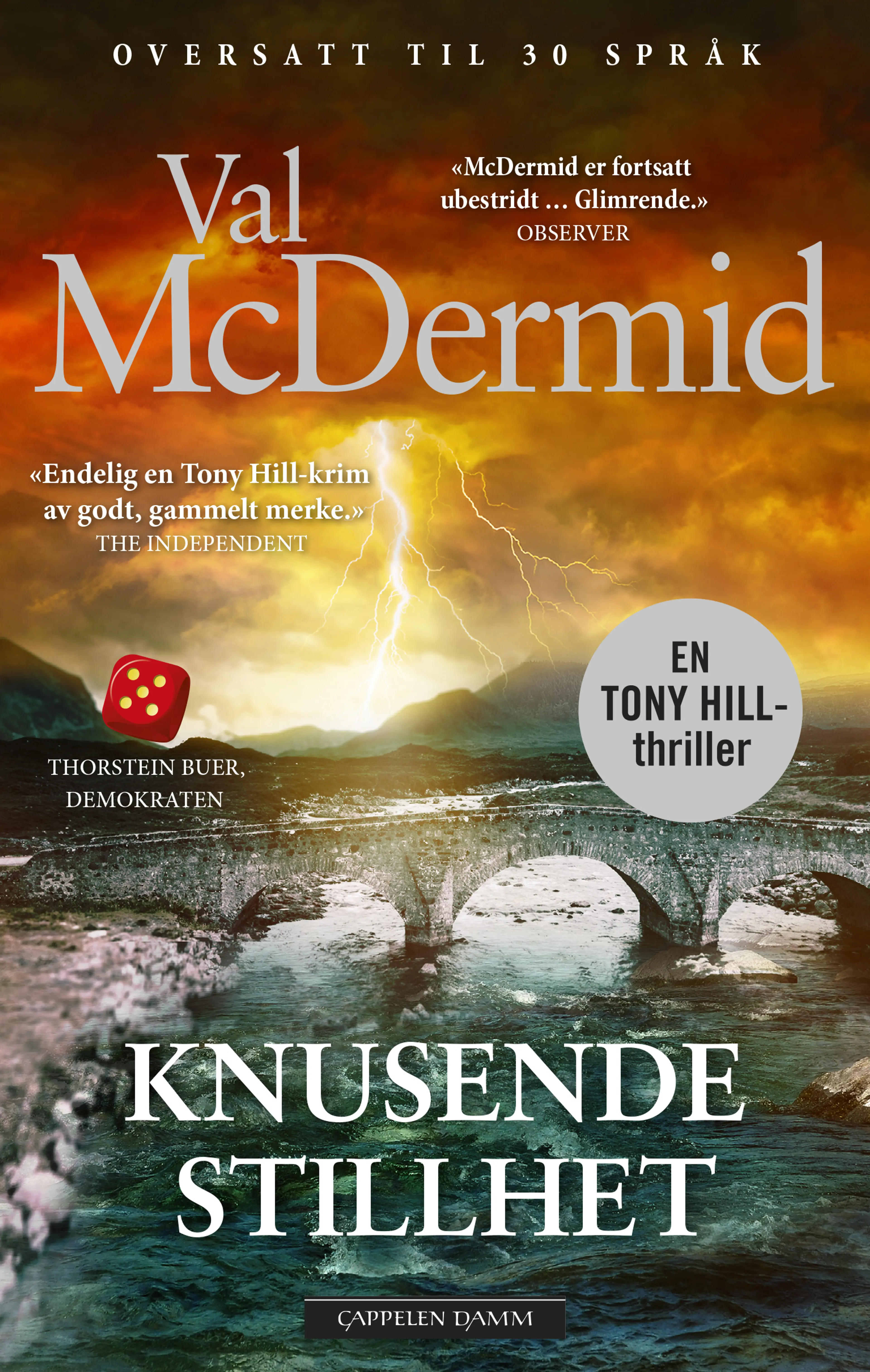 Omslag Knusende stillhet av Val McDermid (Heftet)