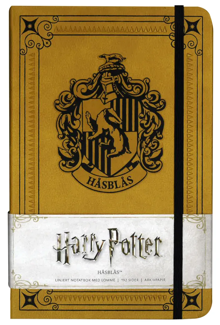 Omslag Harry Potter Håsblås linjert notatbok (Innbundet)