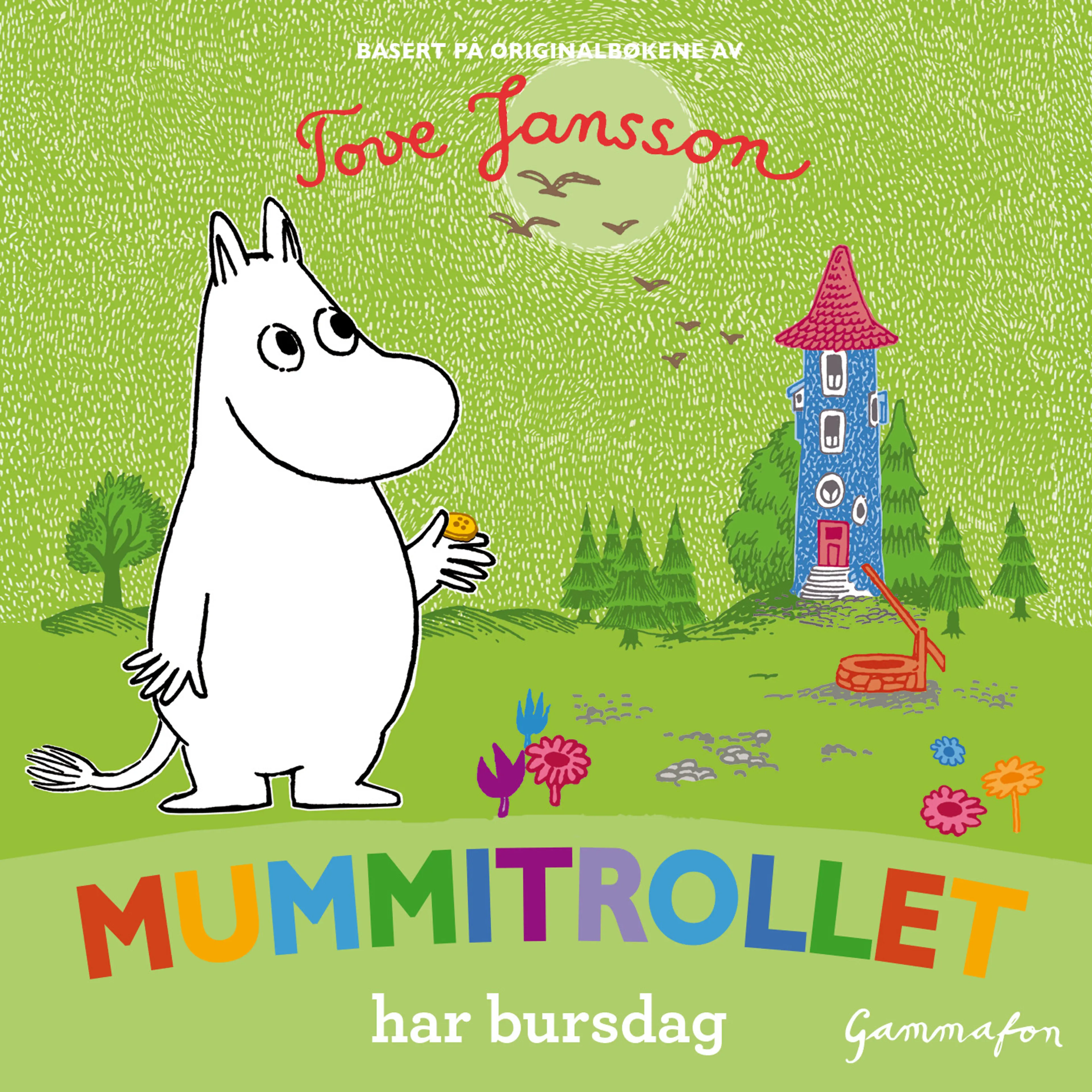 Omslag Mummitrollet har bursdag av Tove Jansson (CD)