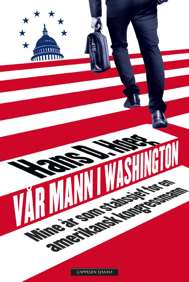 Omslag Vår mann i Washington av Hans D. Høeg (Heftet)
