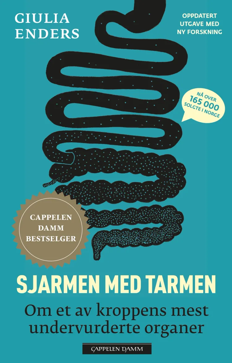 Omslag Sjarmen med tarmen av Giulia Enders (Heftet)