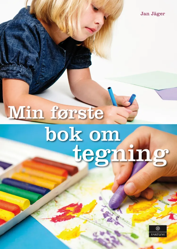 Omslag Min første bok om tegning av Jan Jäger (Innbundet)