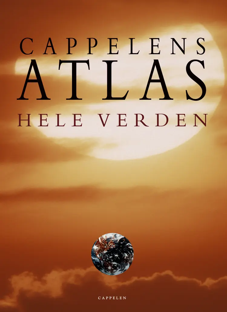 Omslag Cappelens atlas Hele verden 2003 (Innbundet)