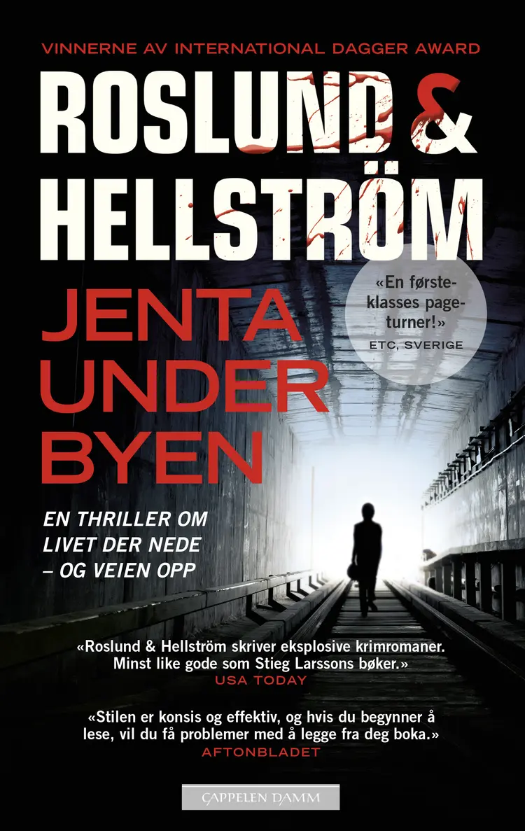 Omslag Jenta under byen av Roslund &amp; Hellström (Heftet)