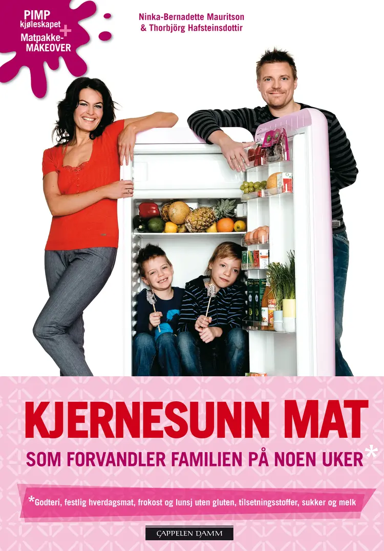 Omslag Kjernesunn mat av Ninka-Bernadette Mauritson og Thorbjörg Hafsteinsdottir (Innbundet)