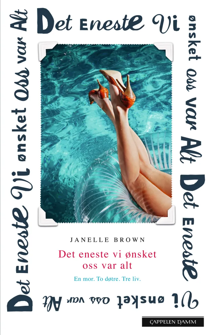 Omslag Det eneste vi ønsket oss var alt av Janelle Brown (Innbundet)