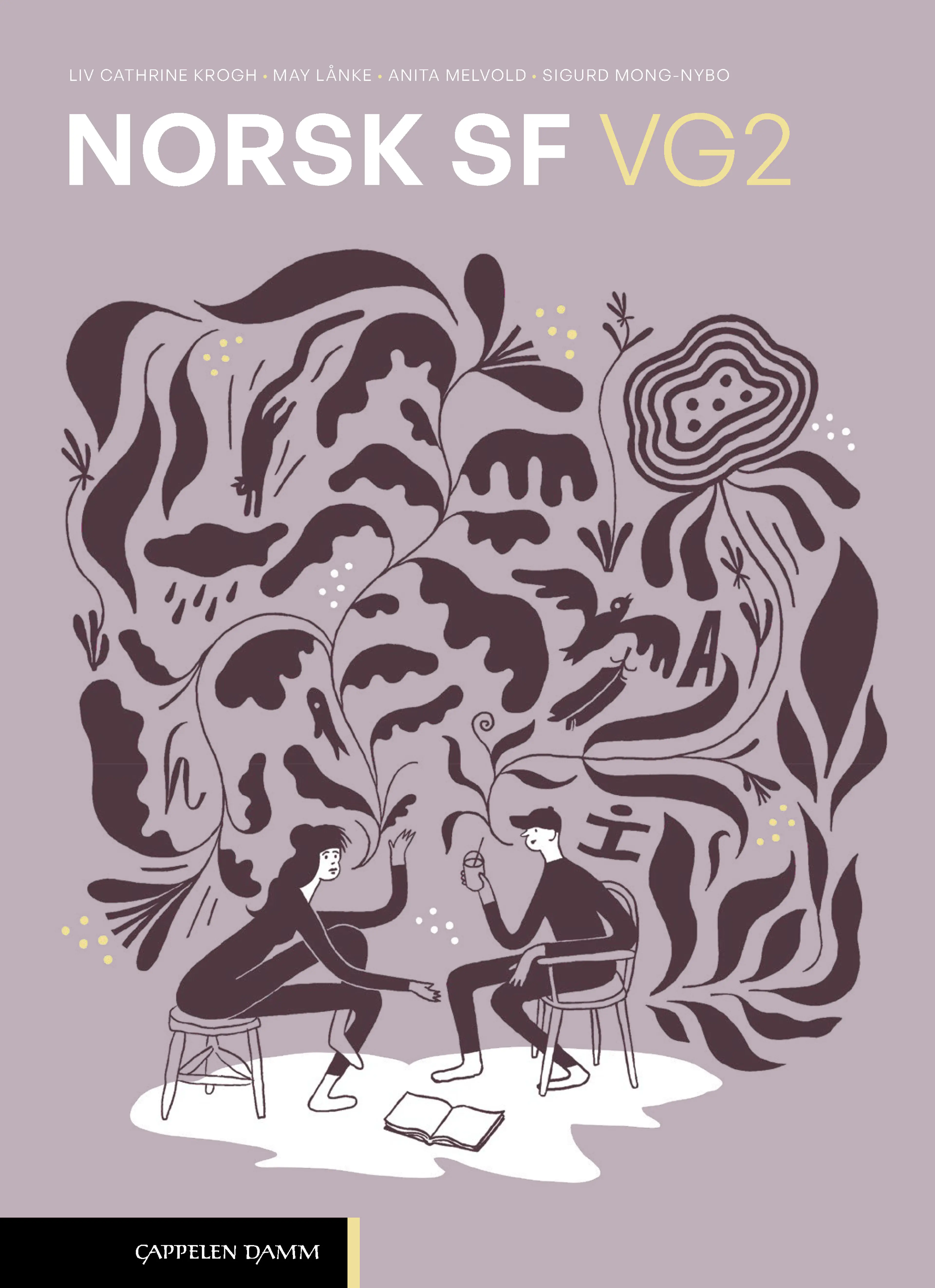 Omslag Norsk SF vg2 (2026) av Liv Cathrine Krogh, Anita Melvold, May Lånke og Sigurd Mong-Nybo (Innbundet)
