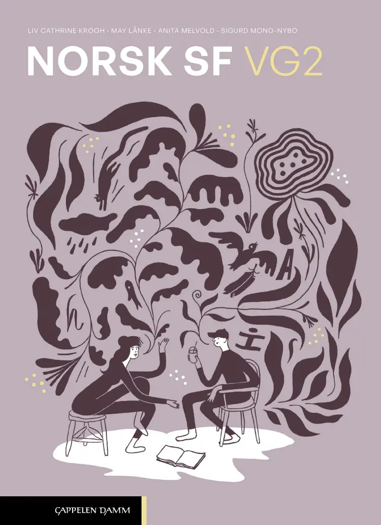 Omslag Norsk SF vg2 (2026) av Liv Cathrine Krogh, Anita Melvold, May Lånke og Sigurd Mong-Nybo (Innbundet)