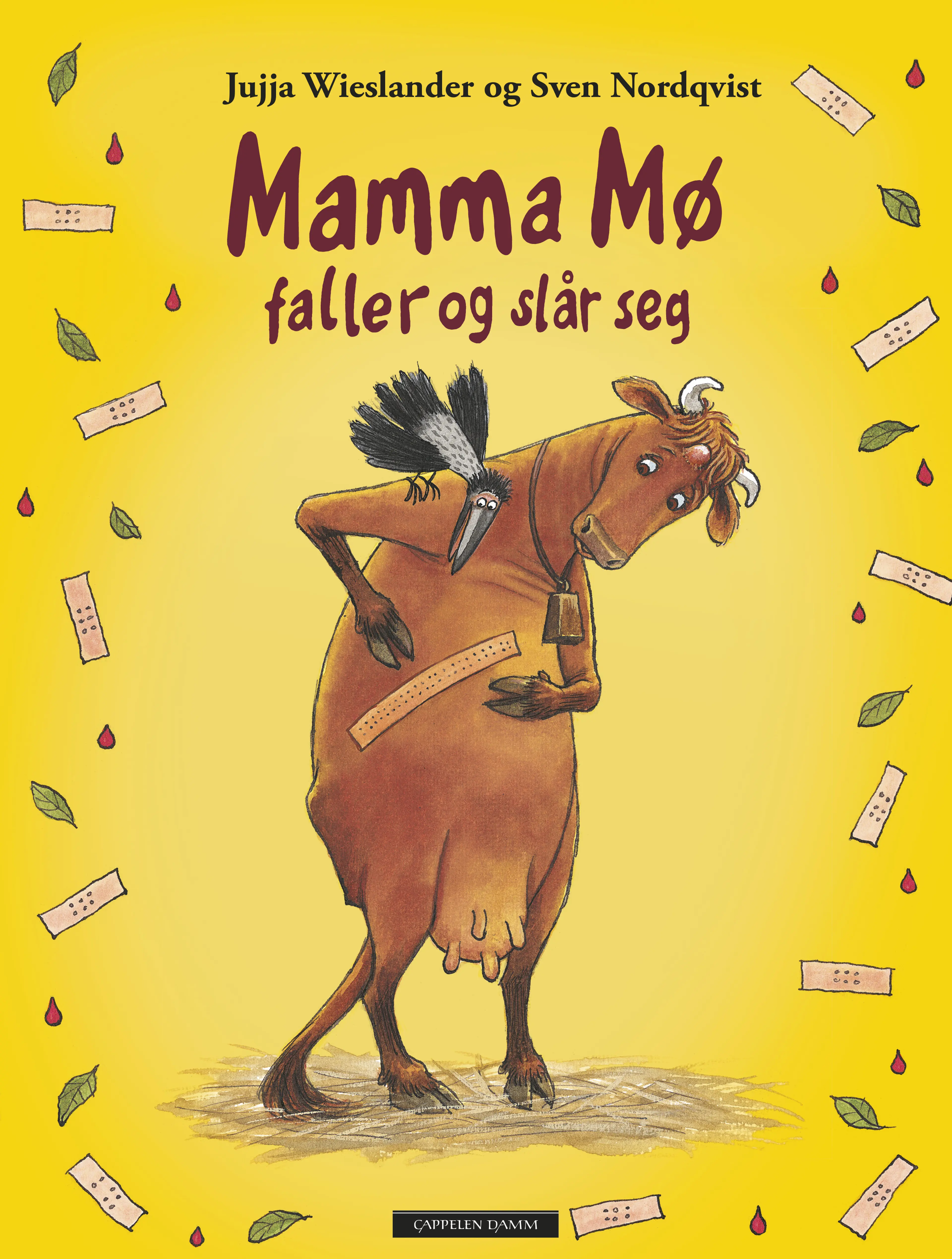 Omslag Mamma Mø faller og slår seg av Jujja Wieslander (Innbundet)
