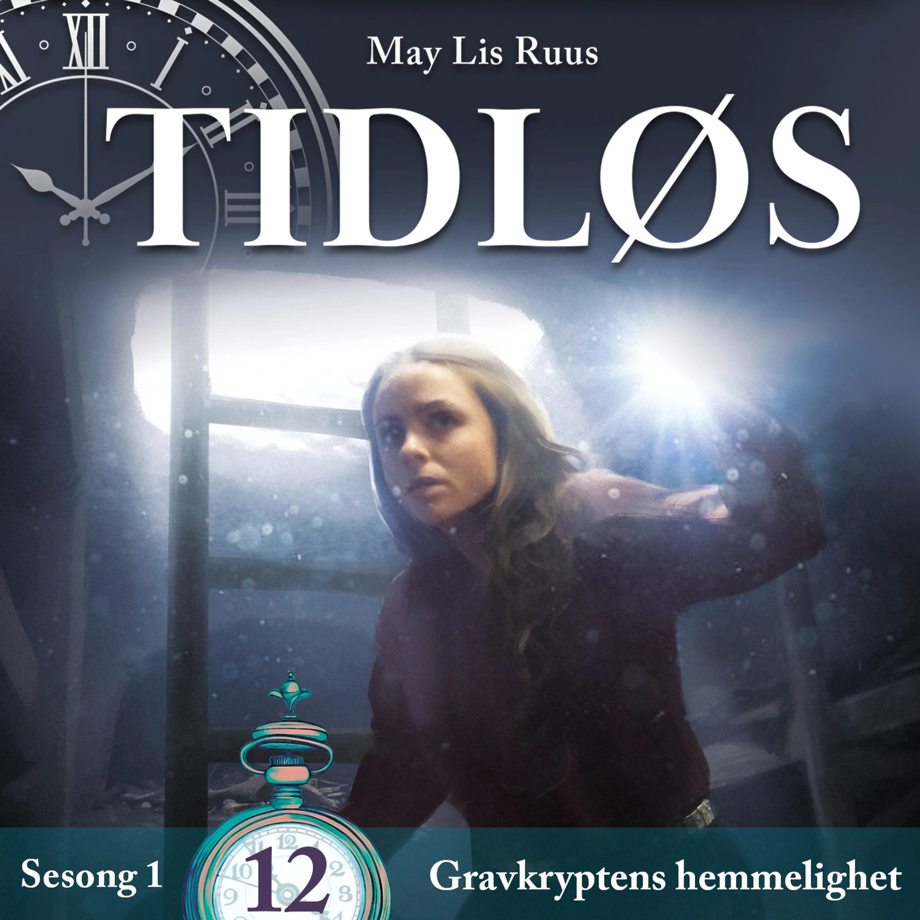 Omslag Gravkryptens hemmelighet av May Lis Ruus (Lydbok)