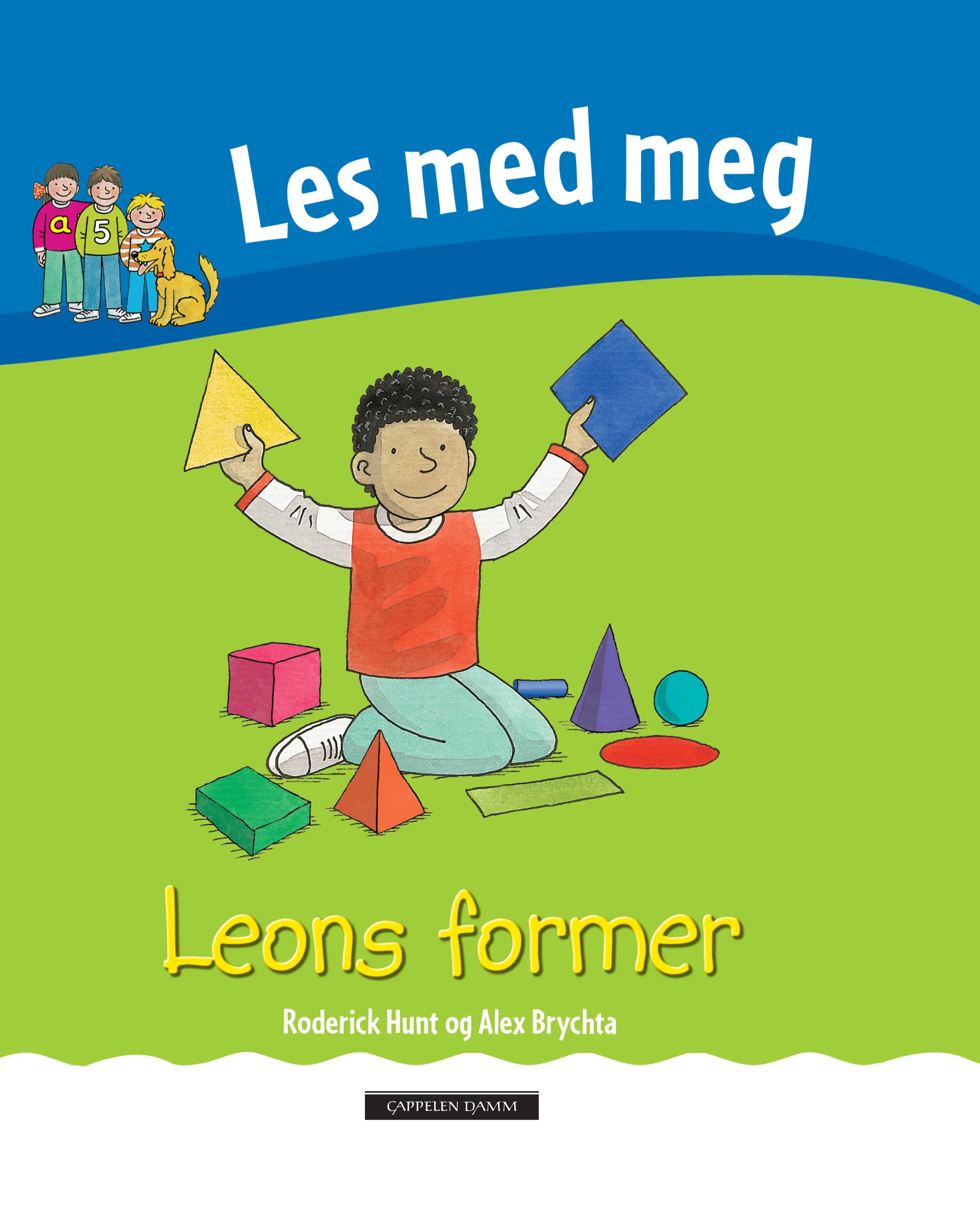 Omslag Leons former av Roderick Hunt og Annemarie Young (Innbundet)