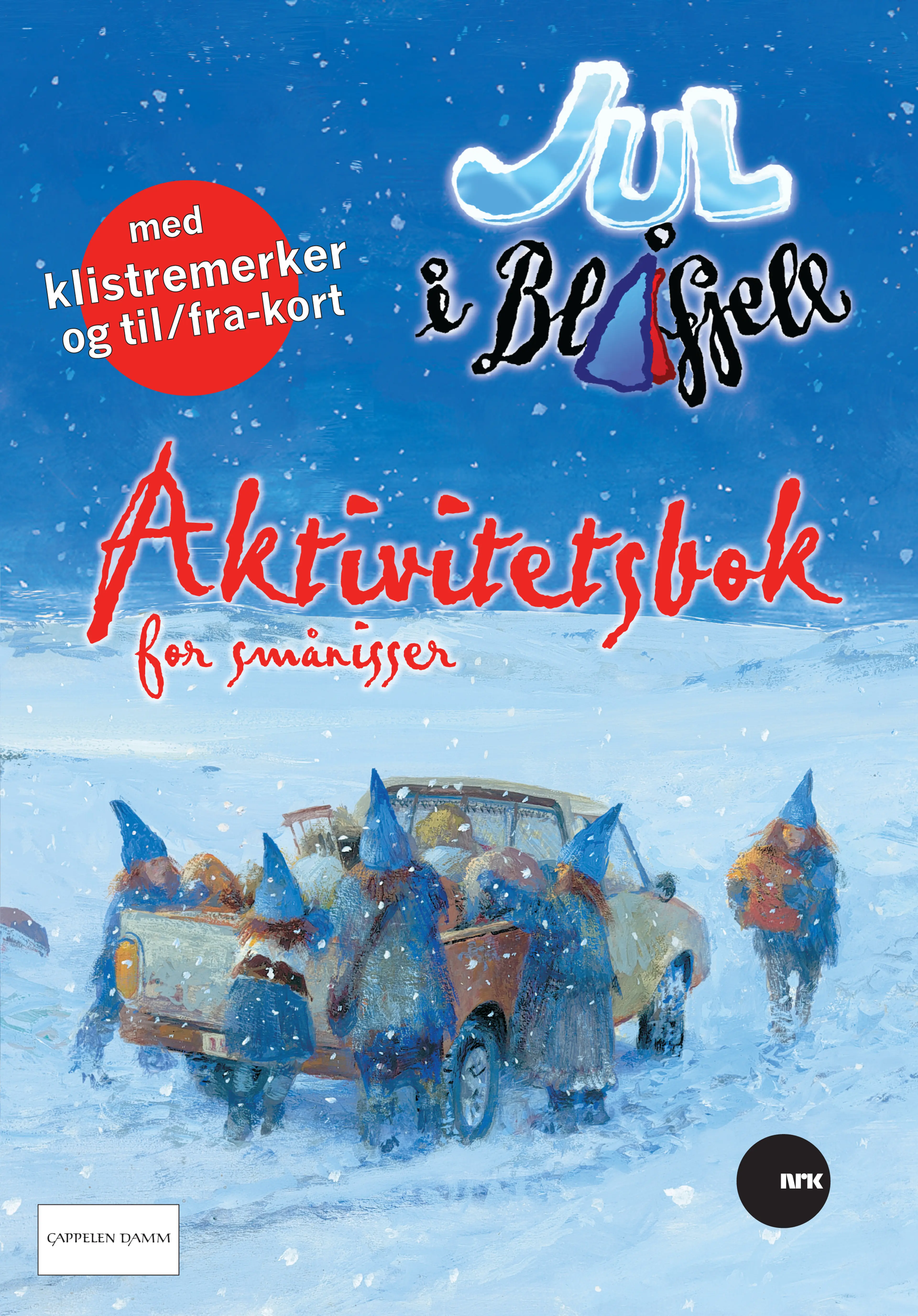Omslag Jul i Blåfjell - Aktivitetsbok for smånisser av Gudny Ingebjørg Hagen (Heftet)