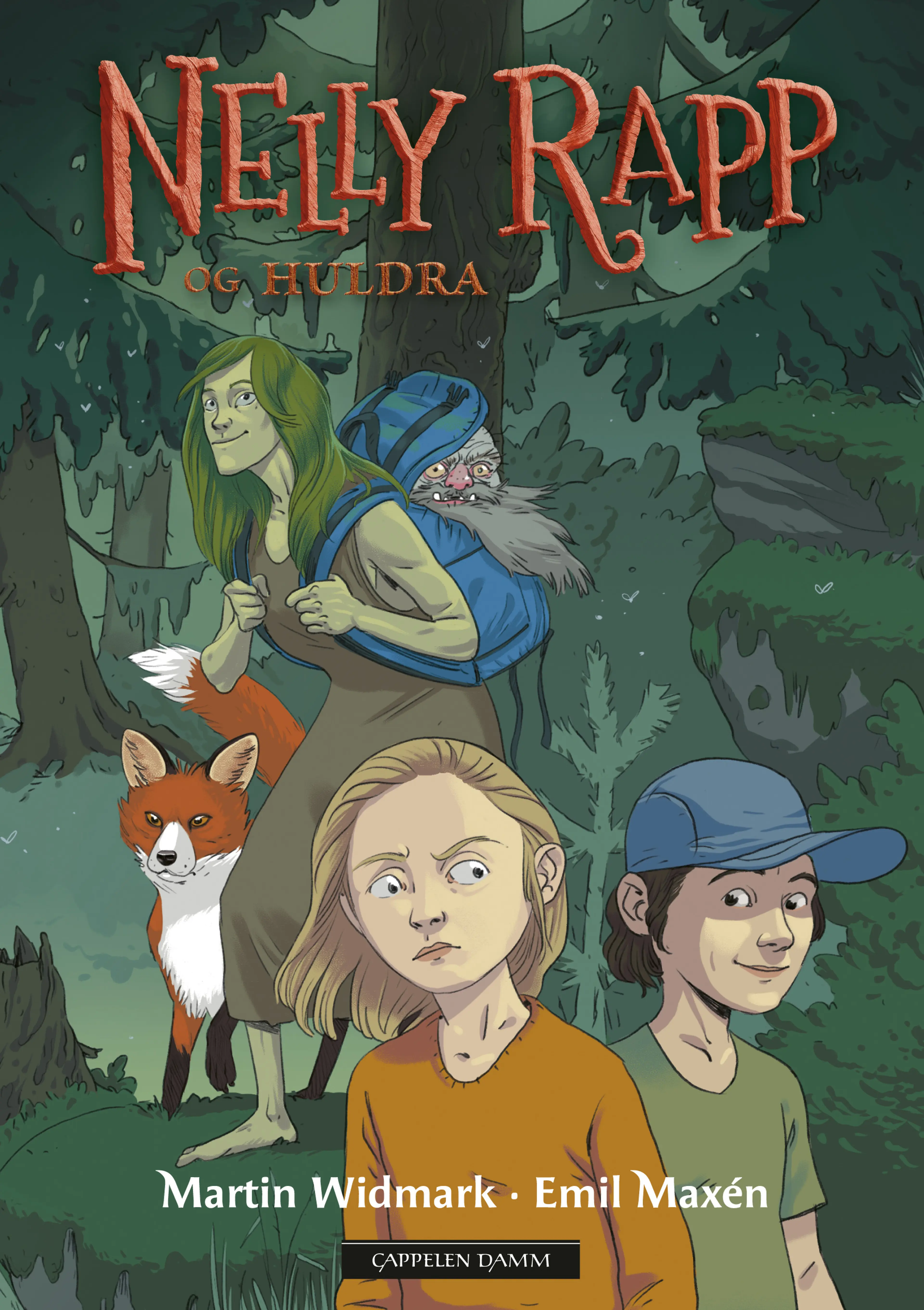 Omslag Nelly Rapp og huldra av Martin Widmark (Ebok)
