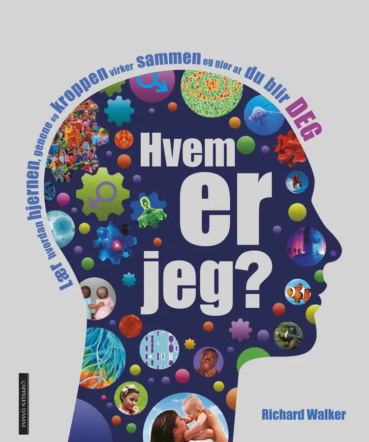 Omslag Hvem er jeg? (Innbundet)