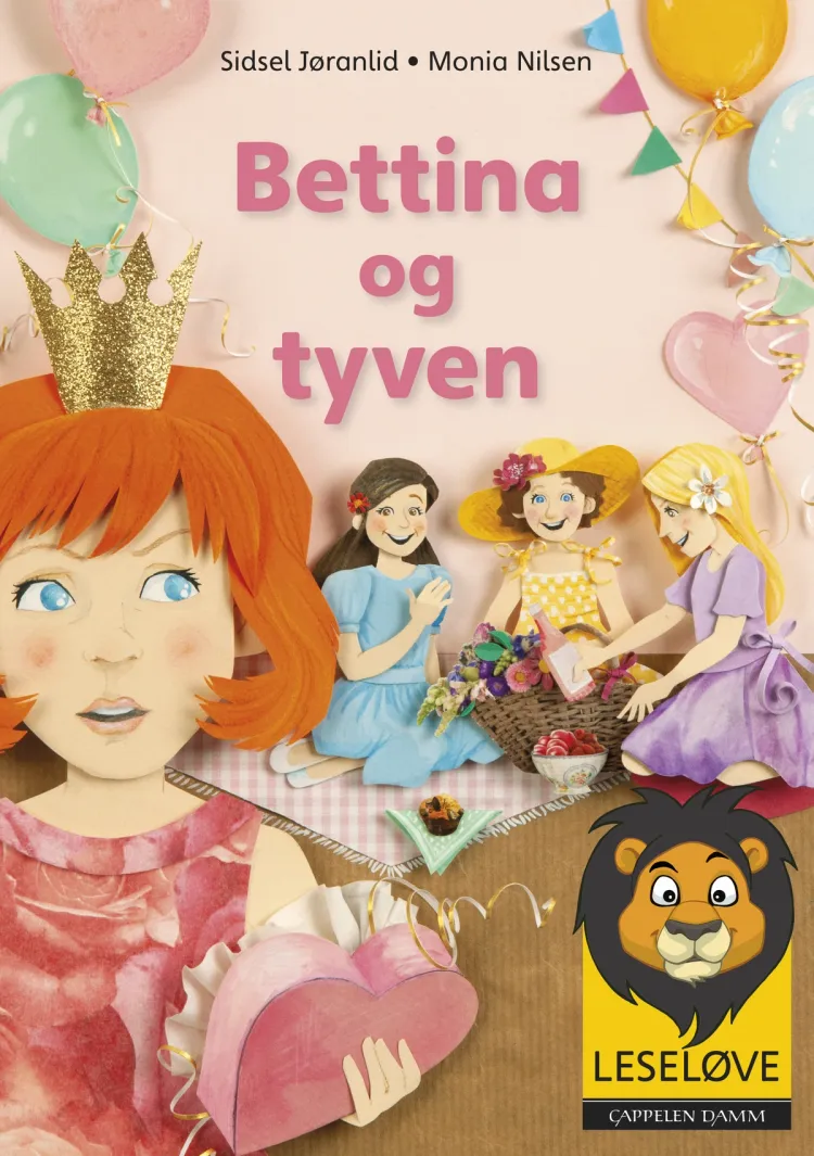 Omslag Leseløve - Bettina og tyven av Sidsel Jøranlid (Innbundet)