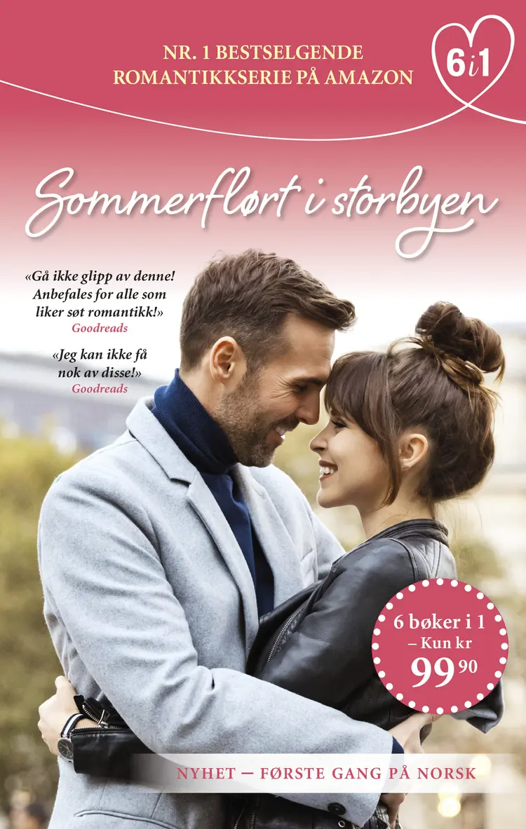 Omslag Sommerflørt i storbyen av Janette Rallison, Luisa Perkins, Annette Lyon, Lisa Mangum, Heather B. Moore og Sarah M Eden (Ebok)