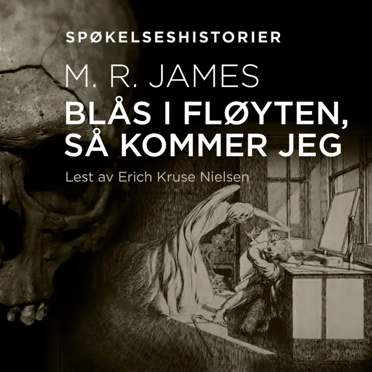 Omslag Blås i fløyten, så kommer jeg av Montague Rhodes James (Lydbok)