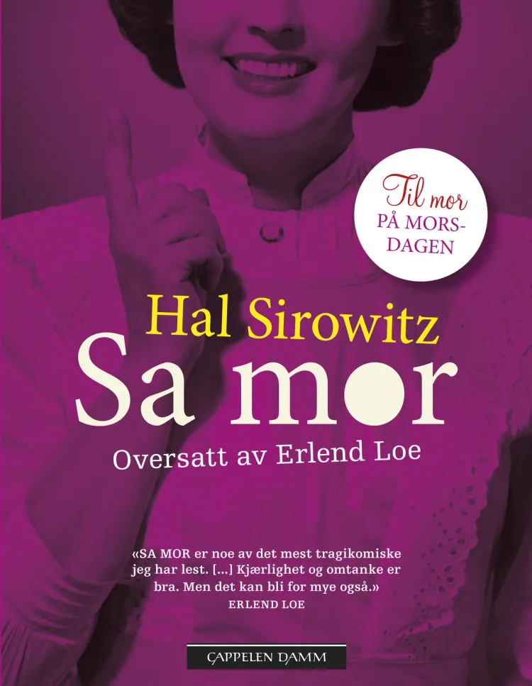 Omslag Sa mor av Hal Sirowitz (Innbundet)