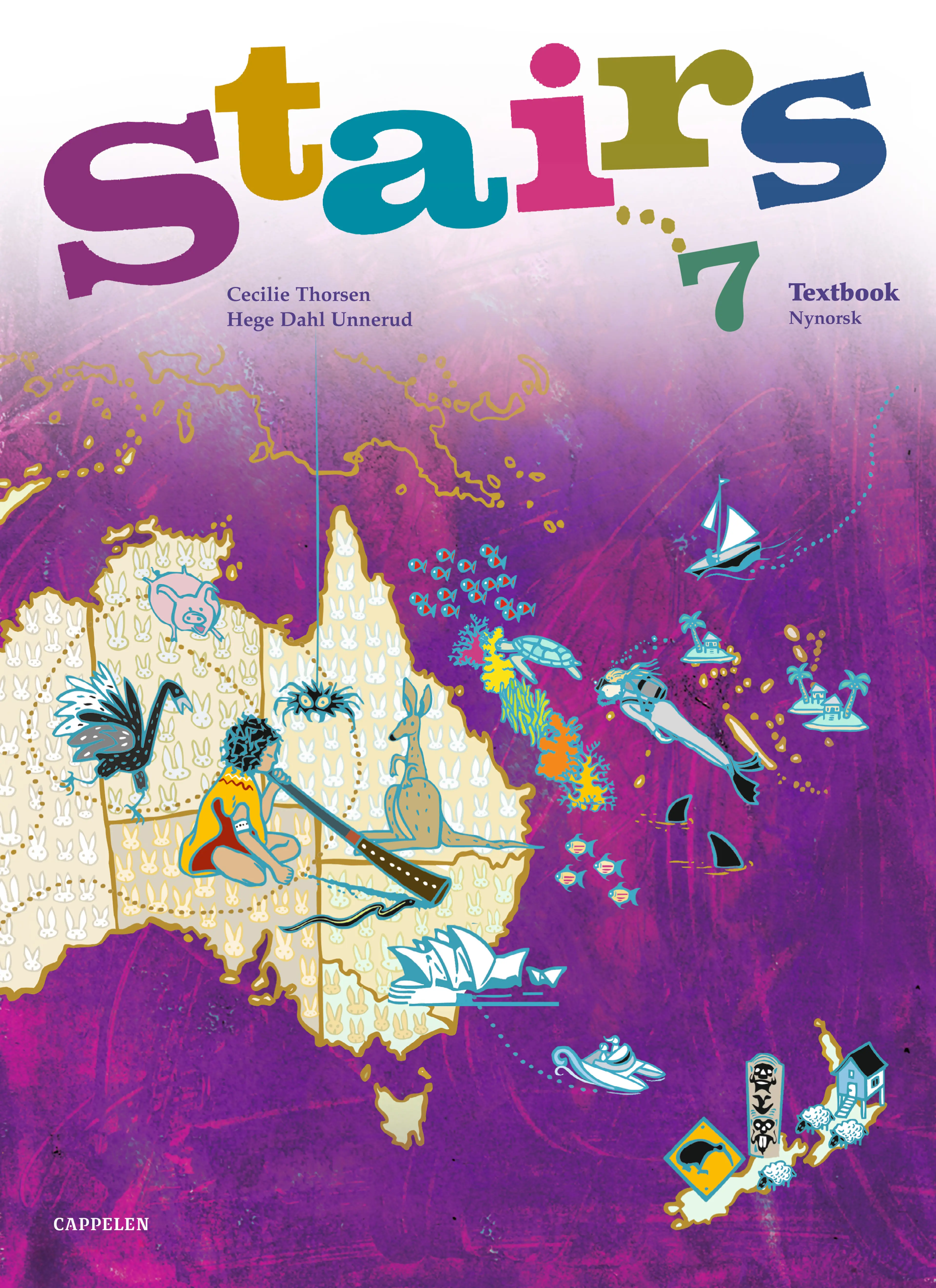 Omslag Stairs 7 Textbook av Cecilie Thorsen og Hege Dahl Unnerud (Innbundet)