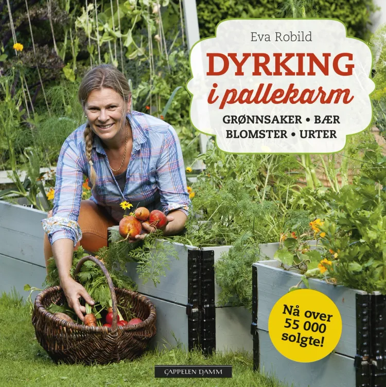 Omslag Dyrking i pallekarm av Eva Robild (Innbundet)