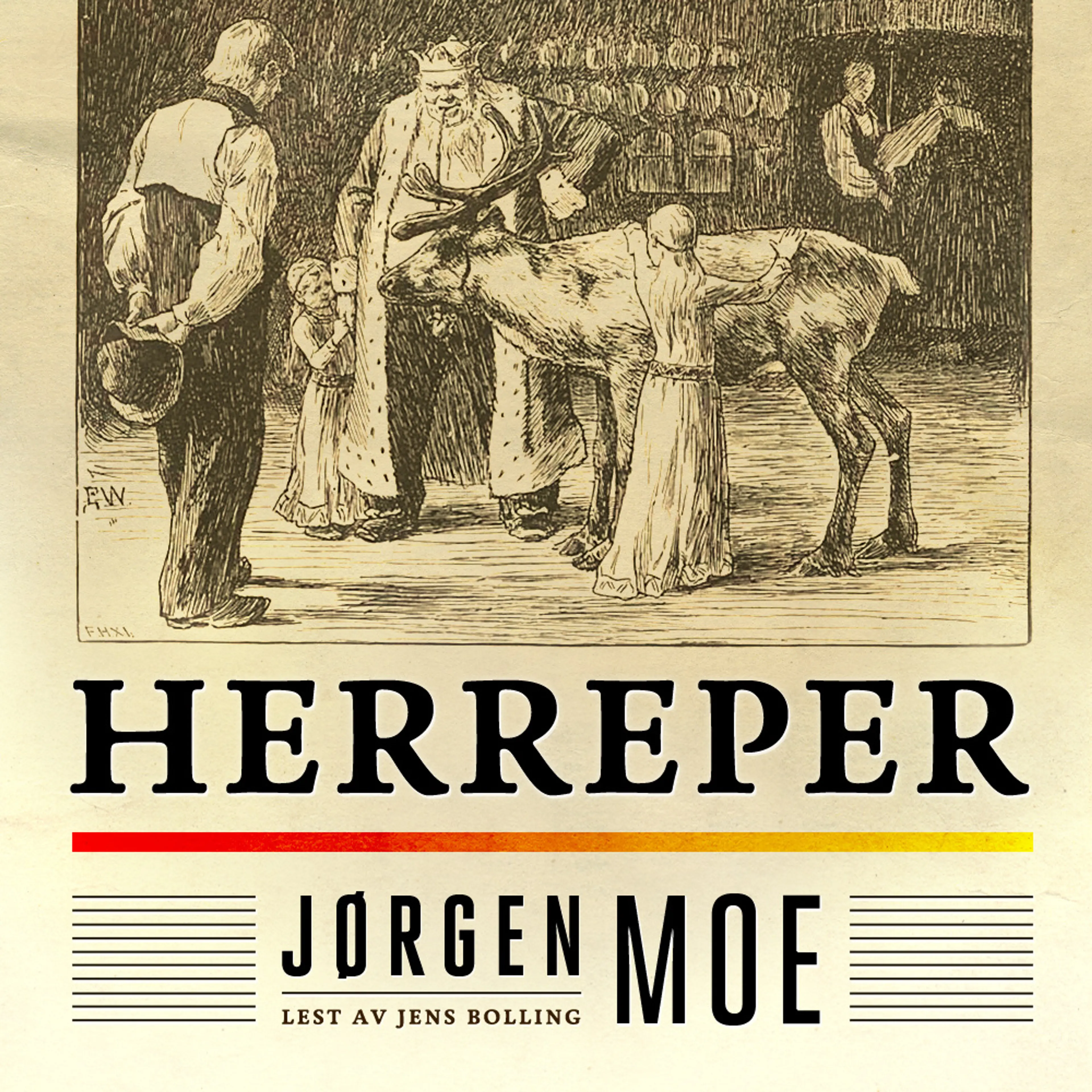 Omslag Herreper av Jørgen Moe (Lydbok)