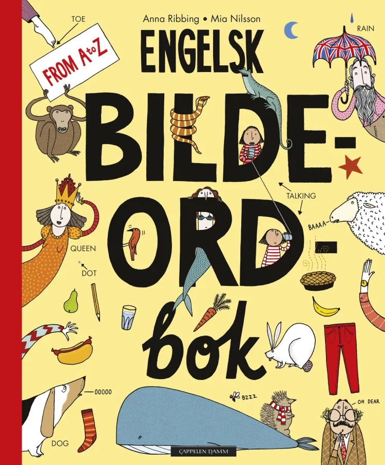 Omslag Engelsk bildeordbok av Anna Ribbing (Innbundet)