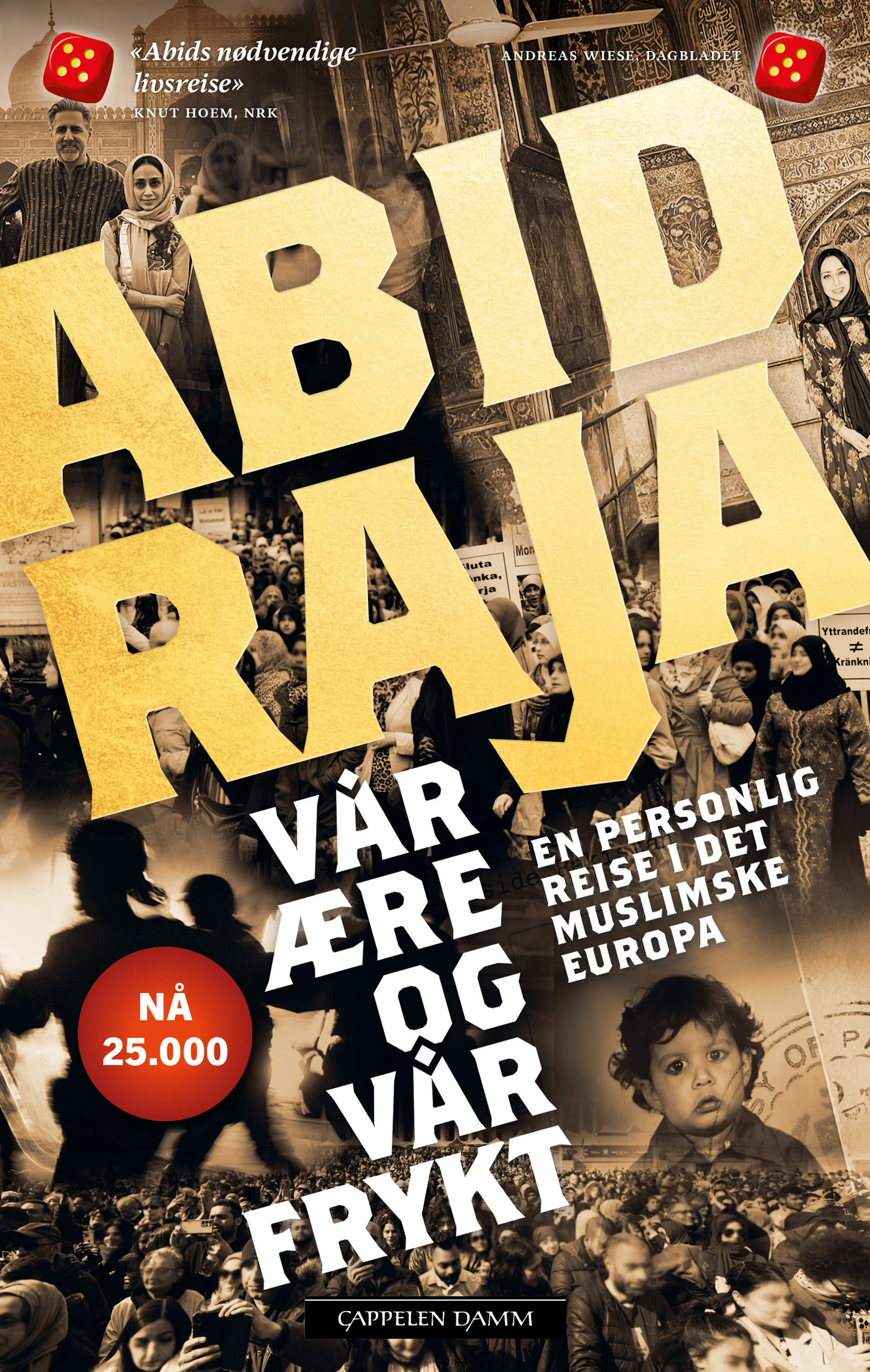 Omslag Vår ære og vår frykt av Abid Raja (Heftet)
