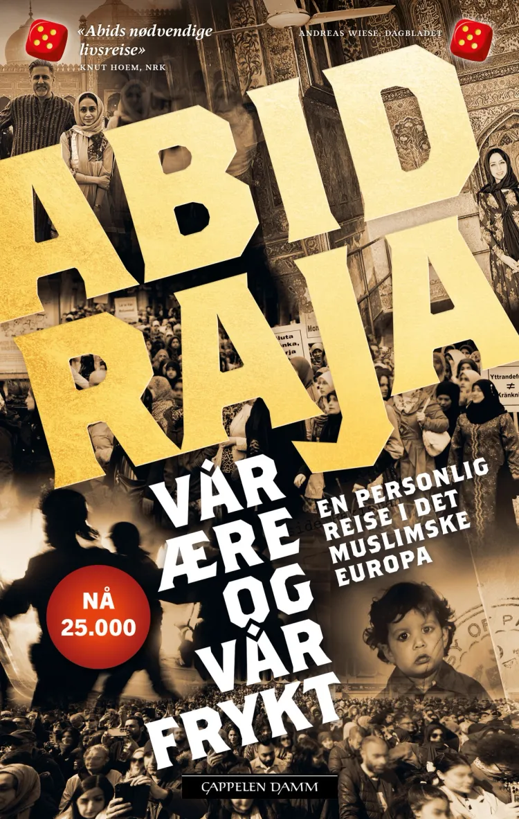 Omslag Vår ære og vår frykt av Abid Raja (Heftet)