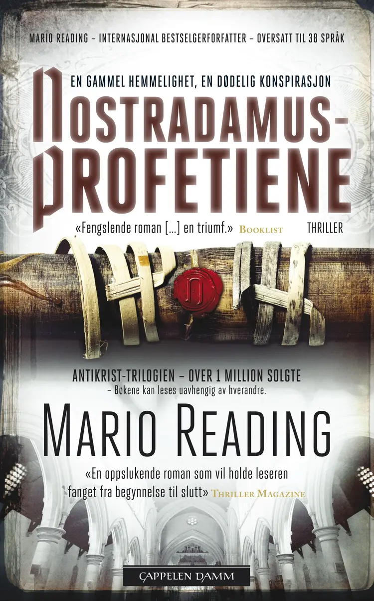 Omslag Nostradamus-profetiene av Mario Reading (Heftet)