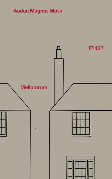 Omslag Mellomrom av Audun Magnus Moss (Innbundet)