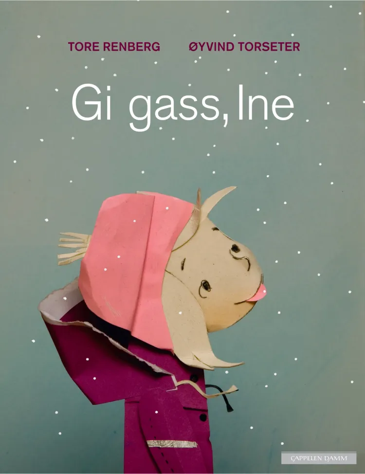 Omslag Gi gass, Ine av Tore Renberg og Øyvind Torseter (Innbundet)